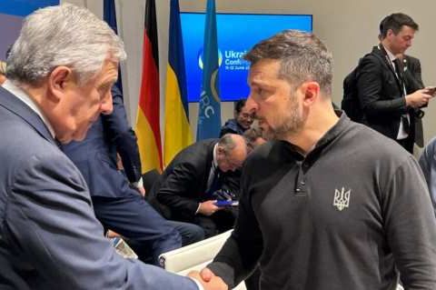 Tajani e Zelensky