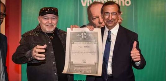 Vasco Rossi e Beppe Sala