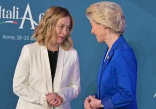 Meloni e von der Leyen