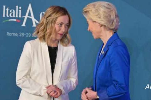 Meloni e von der Leyen