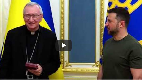 Parolin e Zelensky