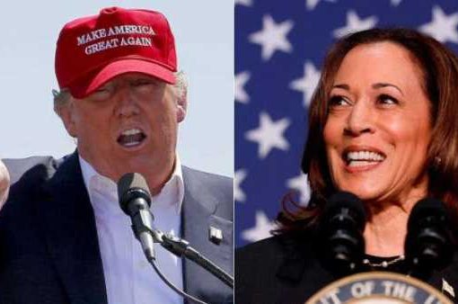 Trump toglie la scorta a Kamala Harris Trump e Kamala Harris