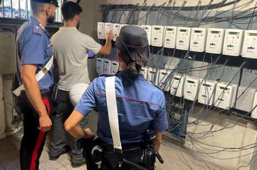 carabinieri allacci abusivi