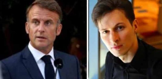 Macron e Pavel Durov