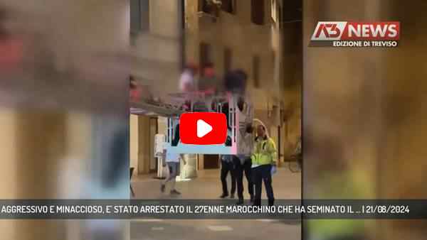 Aggressivo e minaccioso, arrestato marocchino