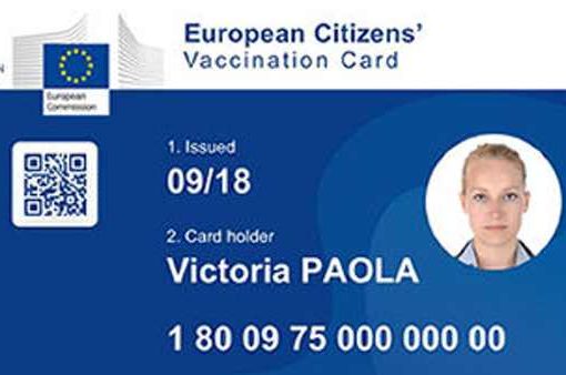 tessera vaccinale