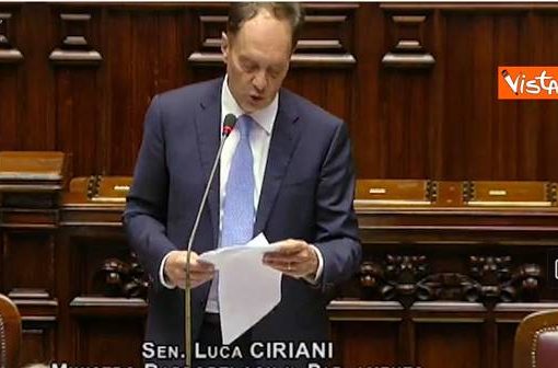 Ciriani: “Abbiamo scoperto l’odio democratico” Ciriani