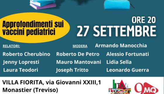 VACCINI PEDIATRICI: i nostri bambini, bene comune o interesse privato?