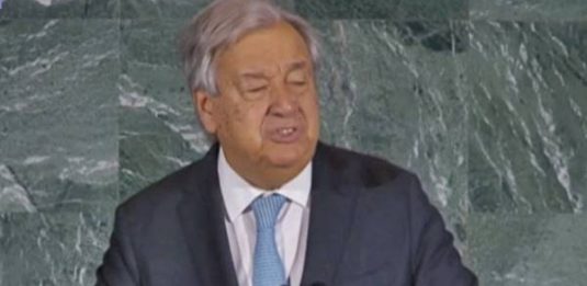 Segretario generale dell'Onu Antonio Guterres