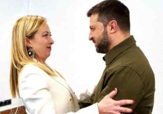 Meloni e Zelensky