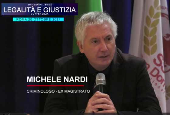 Conferenza Legalità e Giustizia, intervento del dott. Michele Nardi