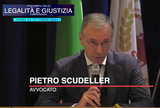 Conferenza Legalità e Giustizia, intervento dell'avv. Pietro Scudeller