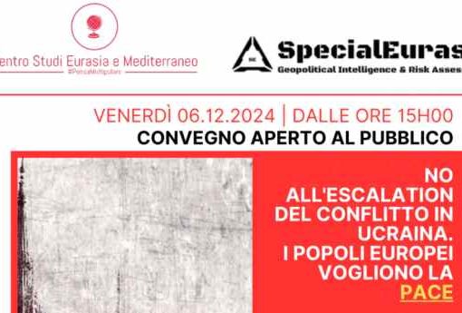 Convegno: “No escalation del conflitto in Ucraina