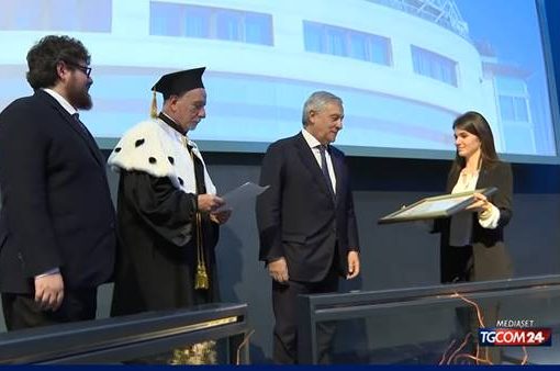Università San Raffaele, laurea ad honorem per Tajani laurea ad honorem per Tajani