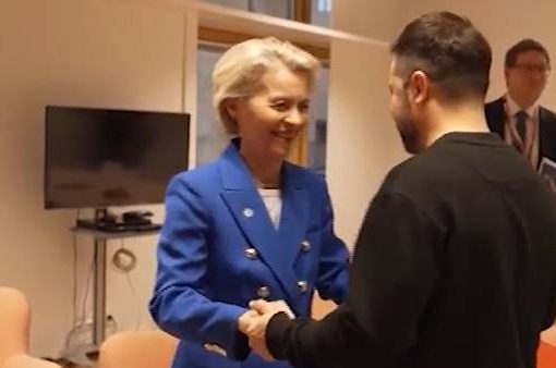 Ursula von der Leyen e Zelensky