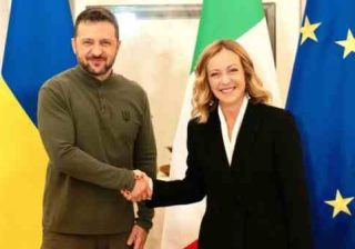 Meloni e Zelensky