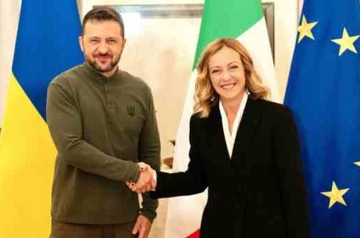 Meloni e Zelensky