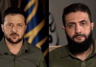 Zelensky e Al-Jolani