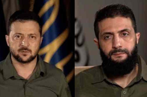 Zelensky e Al-Jolani