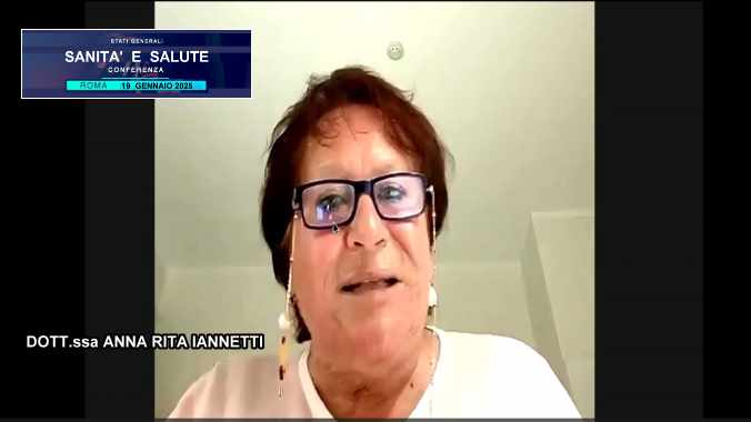 Conferenza Sanità e Salute: intervento della dr.ssa Anna Rita Iannetti