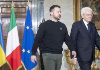 Mattarella a Zelensky