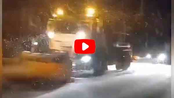 Forti nevicate in Campania