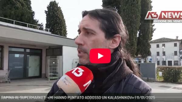 Rapina con kalashnikov a supermarket