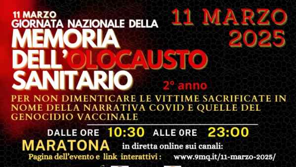 Seconda Giornata della Memoria dell'Olocausto Sanitario