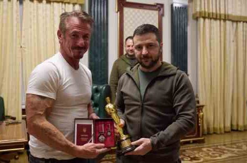 Sean Penn e Zelensky
