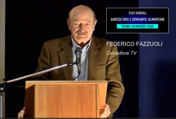 Conferenza Agricoltura e Sovranità alimentare: discorso di apertura Federico Fazzuoli