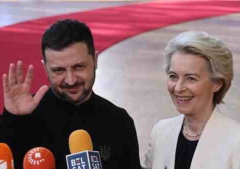 Zelensky e von der Leyen