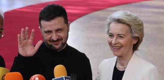 Zelensky e von der Leyen