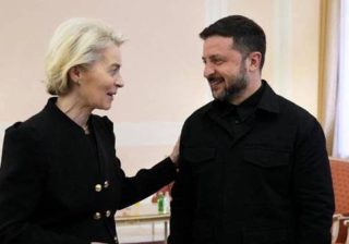Von der Leyen e Zelensky