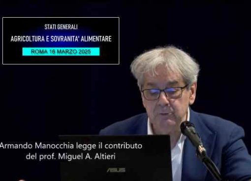 Conferenza Agricoltura e Sovranità alimentare: contributo del prof. Miguel A. Altieri