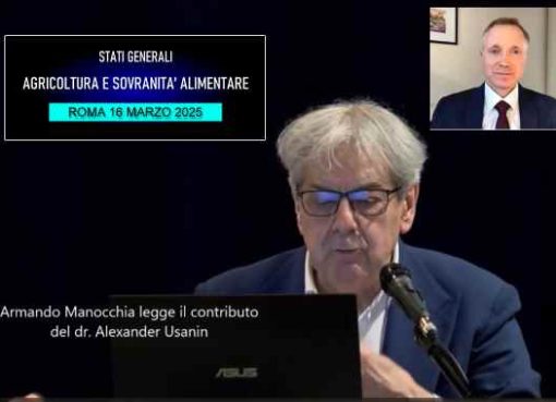 Conferenza Agricoltura e Sovranità alimentare: contributo del dr. Alexander Usanin