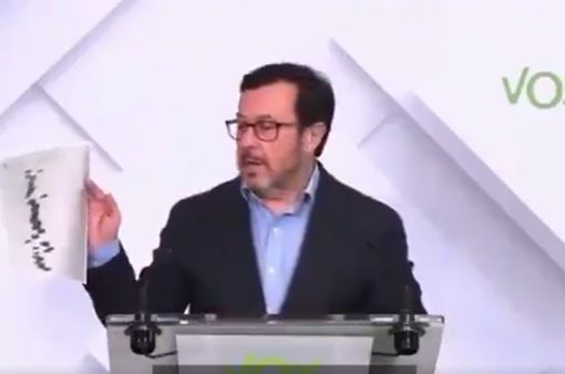 portavoce nazionale di Vox, José Antonio Fúster