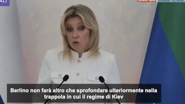 Mosca: ‘Merz sprofonderà nella trappola del regime di kiev’ Mosca: ‘Merz sprofonderà nella trappola del regime di kiev’