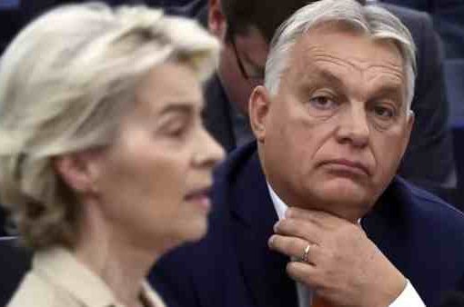 von der Leyen e Orban
