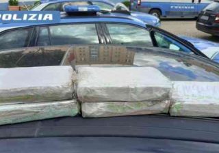polizia droga sequestrata