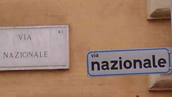 Roma, delirio della sinistra: cambiare nome a via Nazionale, è troppo sovranista Roma, delirio della sinistra: cambiare nome a via Nazionale, è troppo sovranista