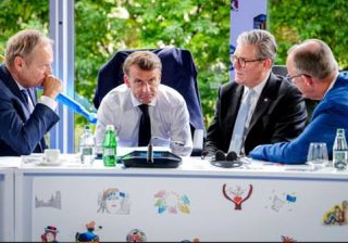Macron, Starmer, Merz