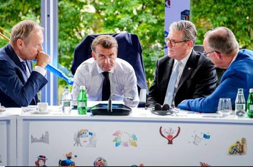 Macron, Starmer, Merz