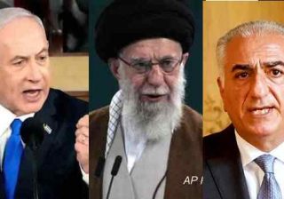 Netanyahu, Khamenei, Reza Pahlavi