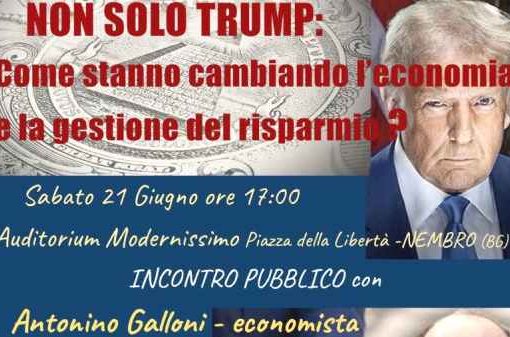 NON SOLO TRUMP: COME STANNO CAMBIANDO L’ECONOMIA E LA GESTIONE DEL RISPARMIO?