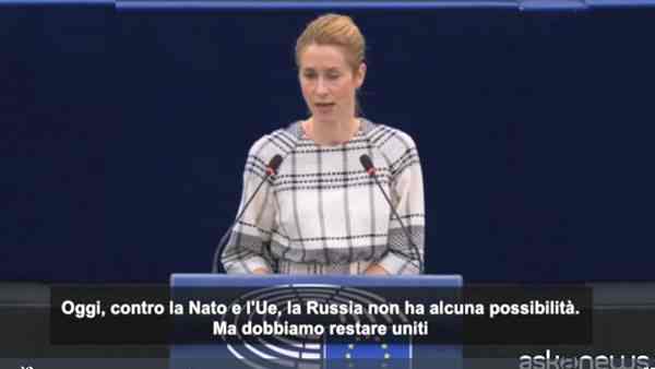 Kallas: “contro Nato e UE la Russia non ha alcuna possibilità” Kallas: “contro Nato e UE la Russia non ha alcuna possibilità”