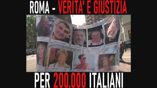 roma manifestazione 8216verit224 e giustizia per 200mila italiani8217