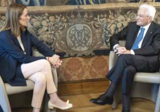 Metsola da Mattarella