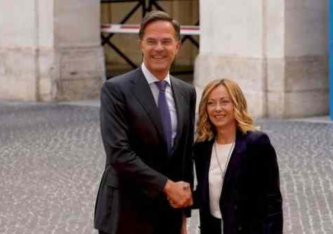 Meloni incontra Rutte