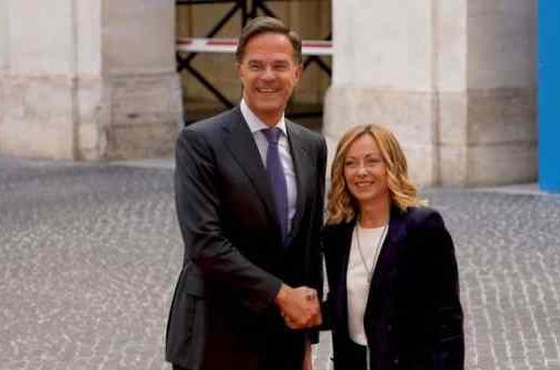 Meloni incontra Rutte