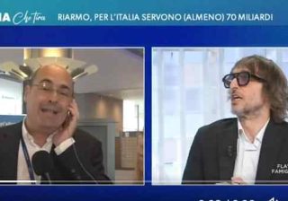 Giuseppe Cruciani e Nicola Zingaretti